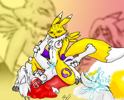 crossover digimon final_fantasy final_fantasy_ix freya_crescent glenn renamon