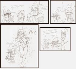 adelbert_steiner comic final_fantasy final_fantasy_ix freya_crescent vivi_ornitier zidane_tribal