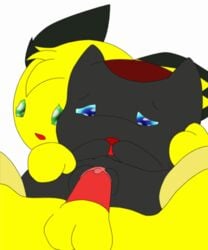 animated curby feral furry male/ambiguous nintendo pichu pokemon