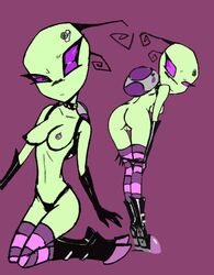 1girls alien alien_girl antennae female fluffy_(artist) green_skin invader_zim irken nickelodeon smooth_skin solo tak tak_(invader_zim)