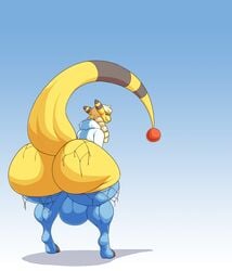 1boy ampharos anthro anthrofied ass big_ass big_penis big_testicles butt_expansion clothing duo fishnet furry gay growth hi_res huge_ass huge_cock huge_testicles hyper hyper_ass hyper_genitalia hyper_penis hyper_tail hyper_testicles interspecies kalnareff kalnareff_(character) larger_male legwear male nintendo original_character penis pokémon_(species) pokemon pokemon_(species) pokemon_gsc sheep size_difference solo tail tail_fetish tail_play tail_vore testicles thigh_highs torn_clothing video_games vore yaoi