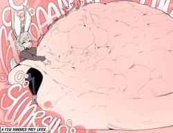 bigger_pred breast_expansion bunny_ears digestion digestion_noises digestion_sequence huge_ass huge_breasts mass_vore multiple_prey smaller_prey soft_vore struggling struggling_prey tuppenjskewer unwilling unwilling_prey unwilling_vore vore vore_belly willing_prey willing_vore