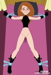 ai_generated animated bondage captured captured_heroine cartoony character defeat defeated defeated_heroine domination exposed exposed_breasts exposed_pussy helpless helpless_female helpless_girl helpless_superheroine humiliated humiliating humiliation humiliation_fetish kim_possible orange_hair restrained restrained_arms restraints shego tied tied_arms tied_hands tied_up