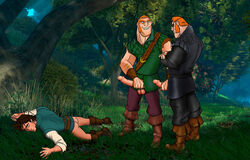 3boys ass bara boots bottomless brothers cdpetee closed_eyes clothing crossed_arms daddy disney disney_prince double_handjob erection eugene_fitzherbert eye_patch facial_hair flynn_rider goatee holding_penis imminent_rape imminent_sex incest large_penis legs_apart long_sideburns looking_at_partner lying_on_stomach male male_only masturbating_self_and_another naughty_face on_grass outdoors overcoat patchy patchy_(tangled) patchy_stabbington penis penis_out penis_size_difference retracted_foreskin sideburns sideburns_(tangled) sideburns_stabbington size_difference sleeping stabbington_brothers tangled testicles twincest twins