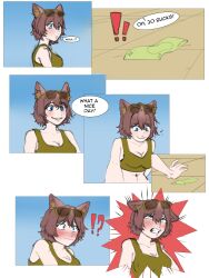 ahe_gao ass ass_focus background balls ballsack blue_eyes bridge brown_hair cock comic comic_page comic_panel cum cum_in_pussy cum_inside eventual_consent forced forced_exposure forced_sex from_behind glasses glasses_on_head gloves happy happy_sex kondraalo money panties panties_aside pants pants_down public shirt smile stockings story tail tattoo tattoo_on_butt teeth text text_bubble tongue_out trap unexpected vagina vaginal_insertion vaginal_penetration vaginal_sex