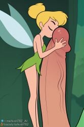 1boy 1girls ai_generated bare_legs bare_shoulders blonde_hair boosty_username breasts closed_eyes closed_mouth disney dress erection extreme_size_difference fairy fairy_wings female from_side giant green_dress huge_cock kirill782 kissing_penis larger_male macro male male/female micro micro_on_macro micro_on_penis mini_person minigirl minigirl_on_penis penis ponytail size_difference smaller_female solo_focus stable_diffusion straight telegram_username tinker_bell tree uncensored urethral_tonguing watermark wings