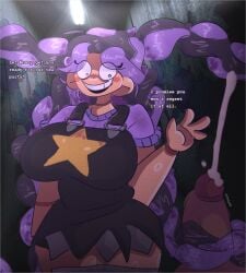 1girl1boy 1girls 1girls1boy ass blush breasts breasts_bigger_than_head caught clothing cock_hungry crazy crazy_eyes crazy_female crazy_smile cum cumshot doll doll_girl dominant_female domination female female_only hairjob horror horror_(theme) horror_game lily_lovebraids long_hair masturbation overalls penis ponytail ponytail_female ponytails poppy_playtime poppy_playtime_(chapter_5) purple_hair raigilr raigilr_(artist) sweater sweater_dress text thicc thicc_thighs thick_ass thick_butt thick_hips thick_thighs