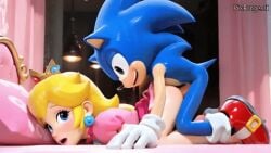 ai_generated animated clothed_sex doggy_style from_behind from_behind_position indoors mario_(series) princess_peach sega sex sonic_(series) sonic_the_hedgehog sonic_the_hedgehog_(series)