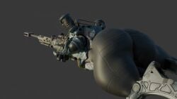 1boy 3d 3d_animation 3d_render apex_legends augghles balls ballsack big_ass big_ass_(male) blue_body grey_background grey_body jiggle jiggle_physics jiggling_ass jiggling_butt looking_at_viewer looking_back machine male_only multicolored_body no_sound non-human non-human_body non-human_head non-human_only pathfinder_(apex_legends) penis robot robot_humanoid shooting shooting_gun sniper_rifle tagme textured_penis thumbs_up two_tone_body video weapon white_glans