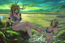 night elf from warcraft by darkra