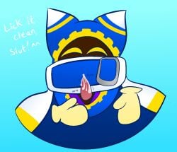 cum cum_on_penis kirby_(series) magolor nintendo tapering_penis waddling_head