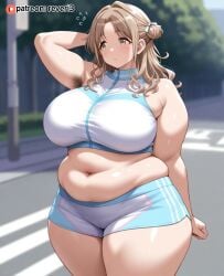 1female 1girl 1girls 1woman ai ai_art ai_generated arm_up armpit armpit_crease armpit_fetish armpit_hair armpits armpits_fetish artificial_intelligence bangs bbw belly big_arms big_boobs big_breasts big_hips big_stomach big_thighs big_tits big_titties big_waist blue_clothes blue_clothing blue_shorts boobs breasts brown_eyes brown_hair chubby chubby_body chubby_female chubby_girl chubby_woman curvy curvy_body curvy_female curvy_girl curvy_woman exhibitionism exhibitionist fat fat_body fat_female fat_girl fat_woman giant_belly giant_stomach gigantic_arms gigantic_belly gigantic_hips gigantic_thighs hairy_armpit hairy_armpits hand_up hips huge_arms huge_boobs huge_breasts huge_hips huge_stomach huge_thighs huge_tits huge_titties ichikawa_hinana idolmaster idolmaster_shiny_colors idolmaster_shiny_colors_song_for_prism large_arms large_boobs large_breasts large_hips large_stomach large_thighs large_tits large_titties long_hair long_sidelocks massive_arms massive_boobs massive_breasts massive_hips massive_stomach massive_thighs massive_tits massive_titties one_arm_up one_hand_up patreon pink_shorts plump plump_body plump_female plump_girl public public_exposure public_indecency reveri3 short_shorts shorts sidelocks solo solo_female solo_girl solo_woman standing stomach thick thick_arms thick_body thick_female thick_girl thick_hips thick_stomach thick_thighs thick_waist thick_woman thighs tits titties waist white_clothes white_clothing white_shorts wide_hips wide_waist
