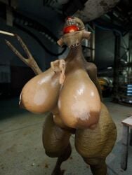 female vortigaunt from half-life by lazyisopod