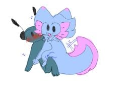 female feral hi_res humanoid iterator_(rain_world) lookstothemoon male male/female rain_world rivulet_(rain_world) slugcat videocult