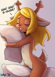 1girls 2026 absurd_res anthro anthro_female anthro_only anthro_solo antlers artist_name blonde_female blonde_hair bodily_fluids bovid brown_body brown_fur brown_skin buckteeth caprine closed_eyes completely_naked completely_naked_anthro completely_naked_female completely_nude completely_nude_anthro completely_nude_female countershade_tail countershade_torso countershading cub deer deer_girl deltarune dialogue digital_drawing_(artwork) digital_media_(artwork) english english_text eyebrows eyelashes eyes_closed female female_anthro female_cub female_only flat_chest flat_chested freckled_face freckles freckles_on_face fur furry furry_female furry_only genital_fluids genitals grinding hair hi_res holding holding_object holding_pillow horn hugging hugging_pillow ionai long_hair mammal masturbation moaning_name motion_lines multicolored_body multicolored_fur multicolored_skin multicolored_tail naked naked_anthro naked_female navel new_world_deer nipples noelle_holiday nude nude_anthro nude_female on_pillow open_mouth pillow pillow_humping pillow_masturbation prodding pussy pussy_juice pussy_juice_on_pillow red_nose reindeer short_tail small_breasts solo solo_anthro solo_female tail tan_body tan_countershading tan_fur tan_skin teeth text thighs two_tone_body two_tone_fur two_tone_skin two_tone_tail undertale_(series) url vaginal vaginal_fluids vaginal_juices vaginal_masturbation vaginal_penetration vulva young young_anthro young_female