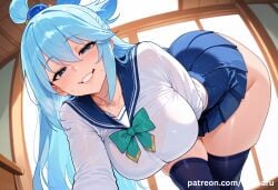 aqua (konosuba) from kono subarashii sekai ni shukufuku wo! by revoaru