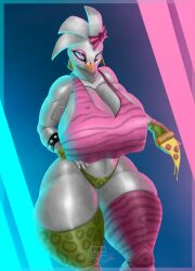 glamrock chica (fnaf) from five nights at freddy's by borisfed