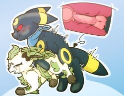age_difference animal_genitalia animal_penis black_body black_bow black_fur blue_kerchief blush bodily_fluids brown_body brown_fur canid canine canine_genitalia canine_penis cervical_penetration closed_eyes crying eeveelution female feral fur generation_2_pokemon generation_4_pokemon genitals green_body green_fur incest_(lore) internal kerchief leafeon lena_(lena_the_leafeon) leon_(lena_the_leafeon) male male/female mammal nintendo penetration penis pokemon pokemon_(species) rough_sex sex sweat tan_body tan_fur tears umbreon unknown_artist vaginal_penetration younger_female