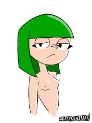 1girls breasts cartoony female female_only green_hair light-skinned_female margaret neatyneatman nude nude_female original original_character perky_breasts pointy_breasts self_upload small_breasts stylized tagme topless