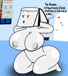 anthro ass big_breasts don't_hug_me_i'm_scared mason_voorhees(artist) notebook_(dhmis)