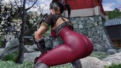 3d animated armor ass ass_focus ass_shake big_ass black_hair dat_ass footwear gauntlets greaves handwear huge_ass kishi ninja soul_calibur tagme taki thick thick_ass thick_thighs twerking voluptuous video