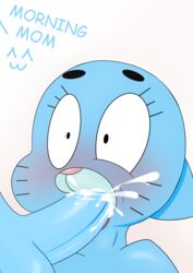 gumball watterson from the amazing world of gumball by veinsafterdark