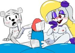 broodal cartoon_network crossover edit faceless_male female footjob gumball_watterson hariet_(mario) male mario_(series) nintendo nude straight super_mario_odyssey teri_(tawog) the_amazing_world_of_gumball third-party_edit threesome thunderfap ursid white_background