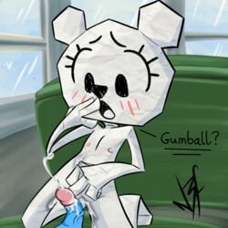 anthro cartoon_network cum_in_pussy edit faceless_male female gumball_watterson male n3f paper straight tagme teri_(tawog) the_amazing_world_of_gumball third-party_edit ursid