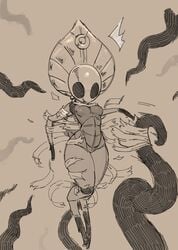 anthro godseeker hollow_knight napalm_express restrained shade_lord tearing_clothes tentacle