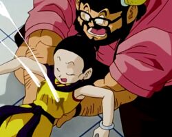 chichi dragon_ball dragon_ball_super dragon_ball_z father_and_daughter gyuumaou_(dragon_ball) hot_milk_tea lactating lactation milf milk milk_squirt ox_king sleeping