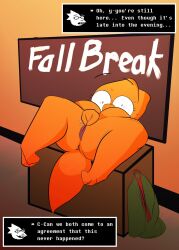 2d 2d_(artwork) 2d_artwork alphys anus breasts classroom classroom_nudity color deltarune dialogue embarrassed embarrassed_naked_female embarrassed_nude_female enf english english_dialogue english_text female naked nude nude_in_public public public_nudity pussy senftember senftember_(2023) shadieart tagme text uncensored uncensored_anus uncensored_vagina undertale undertale_(series)