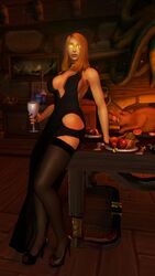 1girls 2019 3d alliance_(warcraft) artist_name black_clothing blizzard_entertainment blonde_hair clothed dress female female_only glowing_eyes high_heels human human_paladin legs legwear looking_at_viewer original_character paladin_(warcraft) punkae serity sitting thighhighs thighs warcraft world_of_warcraft yellow_eyes zentaeron