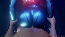 1boy 1girls 3d animated ass ass_jiggle athletic_female bent_over big_ass black_hair blender blonde_hair bodysuit breasts clothed cum cum_in_pussy cum_inside female grabbing_from_behind green_eyes high_heels huge_ass human latex legs light-skinned_male long_hair longer_than_30_seconds male medium_breasts meltrib metroid nintendo nipples nipples_visible_through_clothing nude ponytail pounding pov samus_aran sex sound straight vaginal vaginal_penetration video wide_hips zero_suit zero_suit_samus