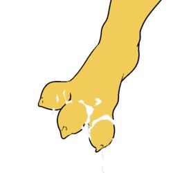 3_toes alpha_channel anthro bethesda_softworks bodily_fluids claws cum cum_on_feet felid female filthypally foot_focus foot_shot fur genital_fluids katia_managan khajiit mammal plantigrade prequel simple_background solo spread_toes the_elder_scrolls toe_claws toes transparent_background video_games webcomic yellow_body yellow_fur