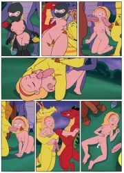 1girls american_dragon:_jake_long blonde_hair blowjob breasts cum cum_in_pussy deadinside97 disney disney_channel double_penetration dracophilia dragon female furry jake_long male multiple_boys naked nude_female rose_(huntsgirl) sex zoophilia