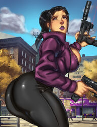 1girls ass big_ass big_breasts boss breasts female female_only huge_ass large_breasts playa_(saints_row) saints_row saints_row_the_third solo thick_thighs ultamisia wide_hips