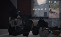 1boy 1girls 3d ass blackout:_revival breasts gun reference reference_image roblox roblox_game robloxian side_view tacticaltrev tagme