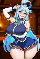 aqua (konosuba) from kono subarashii sekai ni shukufuku wo! by creamy ai