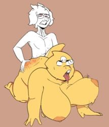 absurd_res ahe_gao all_fours alphys ambiguous_penetration anthro anthro_on_anthro areola asriel_dreemurr ass big_breasts big_butt bodily_fluids boss_monster bouncing_breasts bovid breasts buckteeth butt_slap caprine doggy_style doggy_style_position doggystyle drooling duo eye_roll eyewear female female_penetrated freckles from_behind_position front_view fucked_silly fur glasses glasses_askew goat hand_mark hand_on_butt hi_res horn huge_breasts huge_butt looking_at_another looking_at_partner looking_down looking_pleasured male male_penetrating male_penetrating_female mammal mrxharlequinn nipples non-mammal_breasts nude open_mouth orgasm_face overweight overweight_female penetration plantigrade reptile saliva saliva_string scales scalie sex short_tail simple_background slap straight sweat teeth thick_tail thick_thighs tongue tongue_out undertale video_games white_body white_fur wide_hips yellow_body yellow_scales