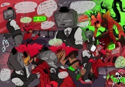 alastor (hazbin hotel) from hazbin hotel by bileshroom