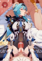 1girls 2boys aether_(genshin_impact) ai_generated arm_grab blk9201 blush clitoris clothed_female_nude_male clothed_sex cum cum_in_mouth cum_in_pussy cum_in_uterus cum_inside ejaculation eula_(genshin_impact) fellatio femboy femboy_on_female fertilization genshin_impact impregnation internal_cumshot mmf_threesome multiple_boys nude on_back on_bed open_mouth oral ovum penis penis_in_mouth penis_in_pussy pov pussy pussy_cutout pussy_juice sperm_cell sperm_meets_ovum threesome trap urethra uterus vaginal_penetration venti_(genshin_impact) x-ray