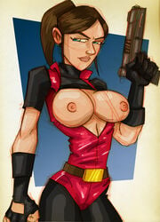 claire_redfield female female_only human pointy_chin resident_evil solo splutt tagme