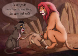 cub disney erect_penis feline female female_focus feral feral_on_feral fur furry furry_only kiara kovu lion male male_focus mammal penis simba straight the_lion_king the_lion_king_ii:_simba's_pride