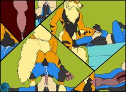 anal anal_knotting anal_sex animal_genitalia animal_penis anthro arcanine balls black_hair black_hair_bottom bodily_fluids canid canine canine_penis cum cum_in_mouth cum_inside domination duo fellatio fellowwolf furry gay genital_fluids genitals internal internal_oral knot knotting light_hair_on_dark_hair lucario male male/male mammal nintendo oral oral_knotting penetration penile penis pokemon pokemon_(species) sex video_games white_hair white_hair_on_black_hair white_hair_top yaoi