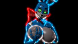 16:9 3d 5_fingers animatronic anthro big_breasts black_background blue_body bow_tie breasts clogoisfm female fingers five_nights_at_freddy's five_nights_at_freddy's_2 green_eyes hand_on_breast hi_res lagomorph leporid long_ears looking_at_viewer machine mammal mtf_crossgender neckwear neckwear_only nipples nude rabbit reshsfm robot rule_63 simple_background solo source_filmmaker tongue tongue_out toy_bonnie_(fnaf) video_games white_body white_breasts white_nipples widescreen