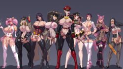 6+futas 9futas areola areolae belt big_breasts big_penis bishoujo_senshi_sailor_moon black_lady chibi_usa choker clothing collar condom dickgirl dmitrys filled_condom fishnets futa_only futanari glasses group human humanoid intersex lactation large_breasts large_penis looking_at_viewer multiple_futa muscular muscular_futanari nipple_piercing nun nun_futa original original_character original_characters piercing pink_hair precum rei_hino sailor_chibi_moon sailor_mars skirt standing stockings thick_thighs thighhighs uniform veiny_penis