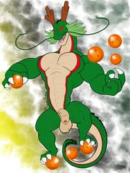 anthro dragon dragon_ball dragon_ball_z eastern_dragon itomaisfuzzy male male_only penis scalie shenron