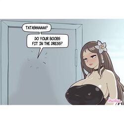 2futas alison_(lewdua) animated balls big_breasts breasts casual cleavage clothing cum cumshot dickgirl erection excessive_cum exposure flower full-package_futanari futa_with_futa futanari huge_cock human large_breasts lewdua longer_than_30_seconds masturbation natasha_(lewdua) no_sound nudity penis slideshow testicles video voyeur