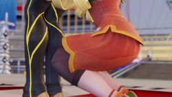 3d animated arms arms_(game) ass ass_jiggle big_ass brown_skin dat_ass face_in_ass kishi lesbian min_min_(arms) nintendo no_sound tagme teenager thick thick_thighs tight_clothing twintelle video yuri