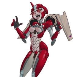 1girls ass breasts bumblebee_movie crotch_plate cybertronian decepticon edit eyelashes female_robot headlights hips jet living_aircraft living_machine muscle_car red_car red_eyes robot shatter_(transformers) spacechoochoo surprised thighs transformers transparent_background wings